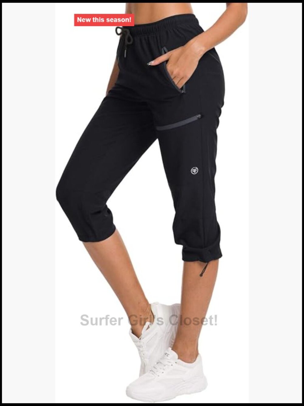 Women's Hiking Capris Quick Dry Cargo Pants Water Resistant UPF 50+